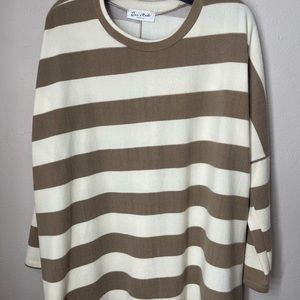 NWOT Rae Mode Striped Sweater